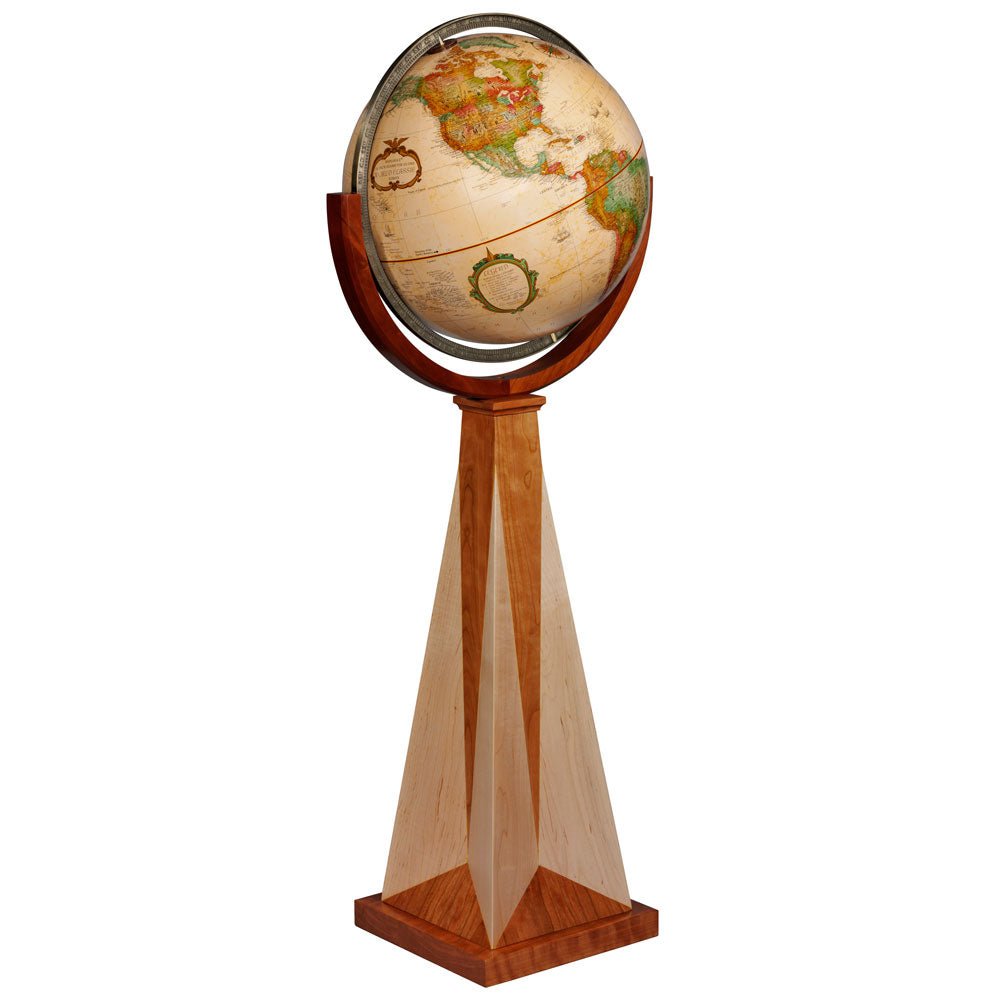 Replogle Obelisk 16 - Inch Frank Lloyd Wright Floor Globe - Floor Globes - GlobeStore.com - 22728