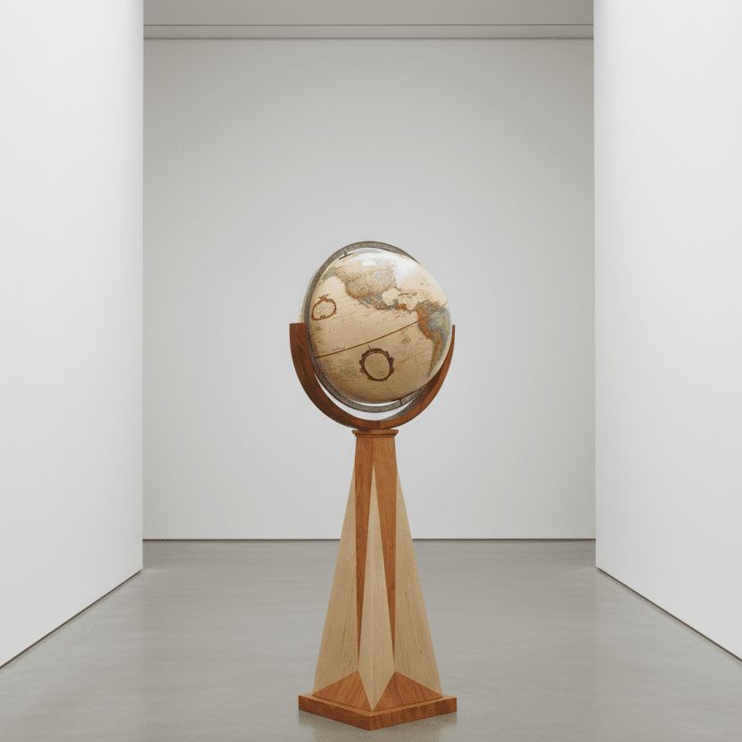 Replogle Obelisk 16 - Inch Frank Lloyd Wright Floor Globe - Floor Globes - GlobeStore.com - 22728