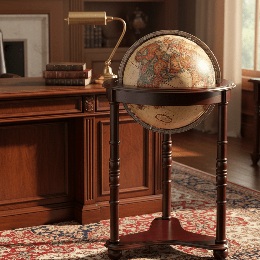 Replogle Westminster 16 - Inch Antique Ocean Floor Globe - Floor Globes - GlobeStore.com - 22813