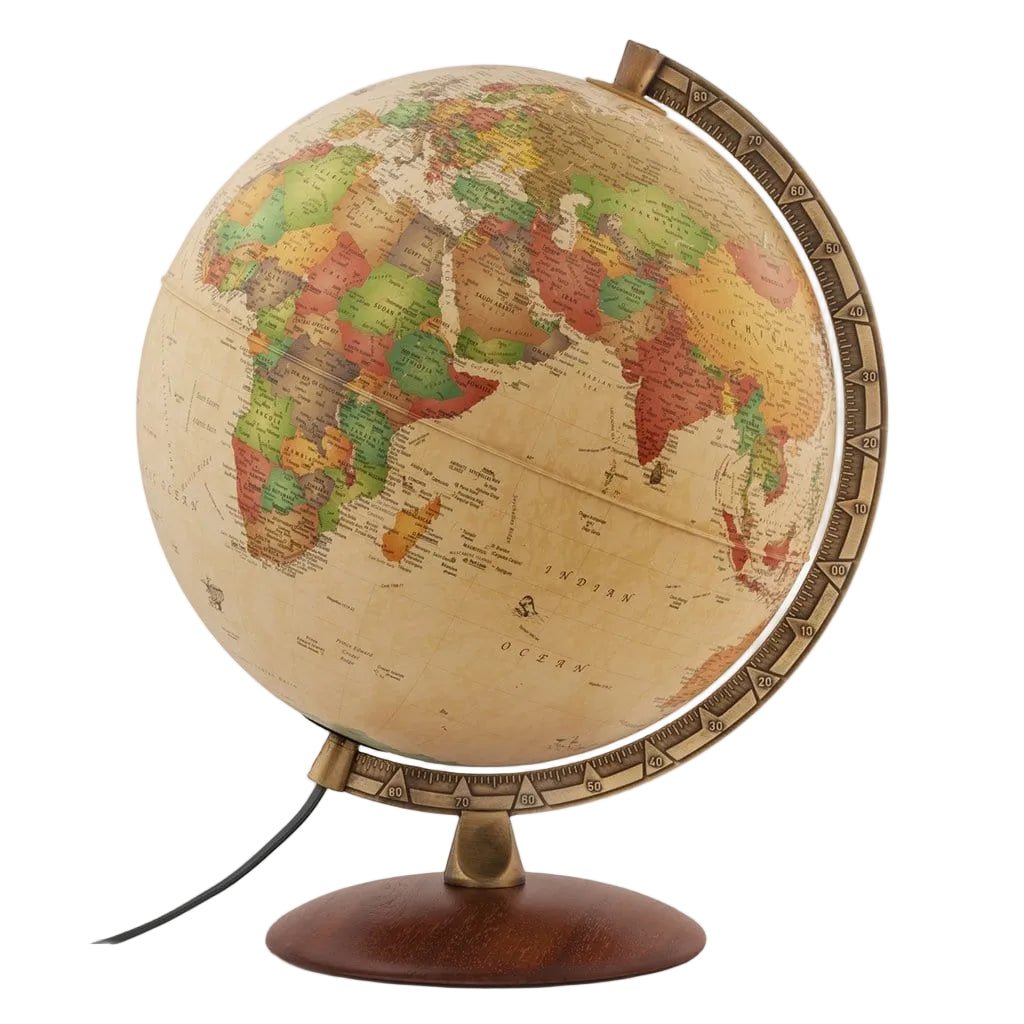 Waypoint Geographic Como 12 - Inch Illuminated Desktop Globe - Desk Globes - GlobeStore.com - WP21102
