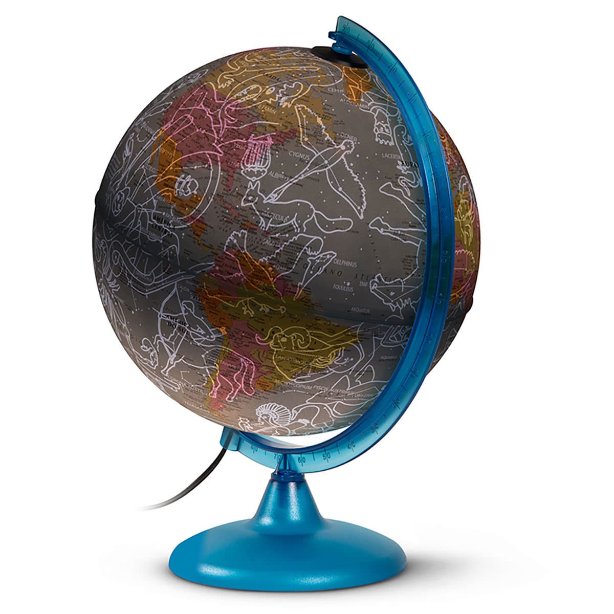 Waypoint Geographic Earth & Sky 2 - in - 1 Exploration 10 - Inch Illuminated Globe - Globes for Kids - GlobeStore.com - WP12100