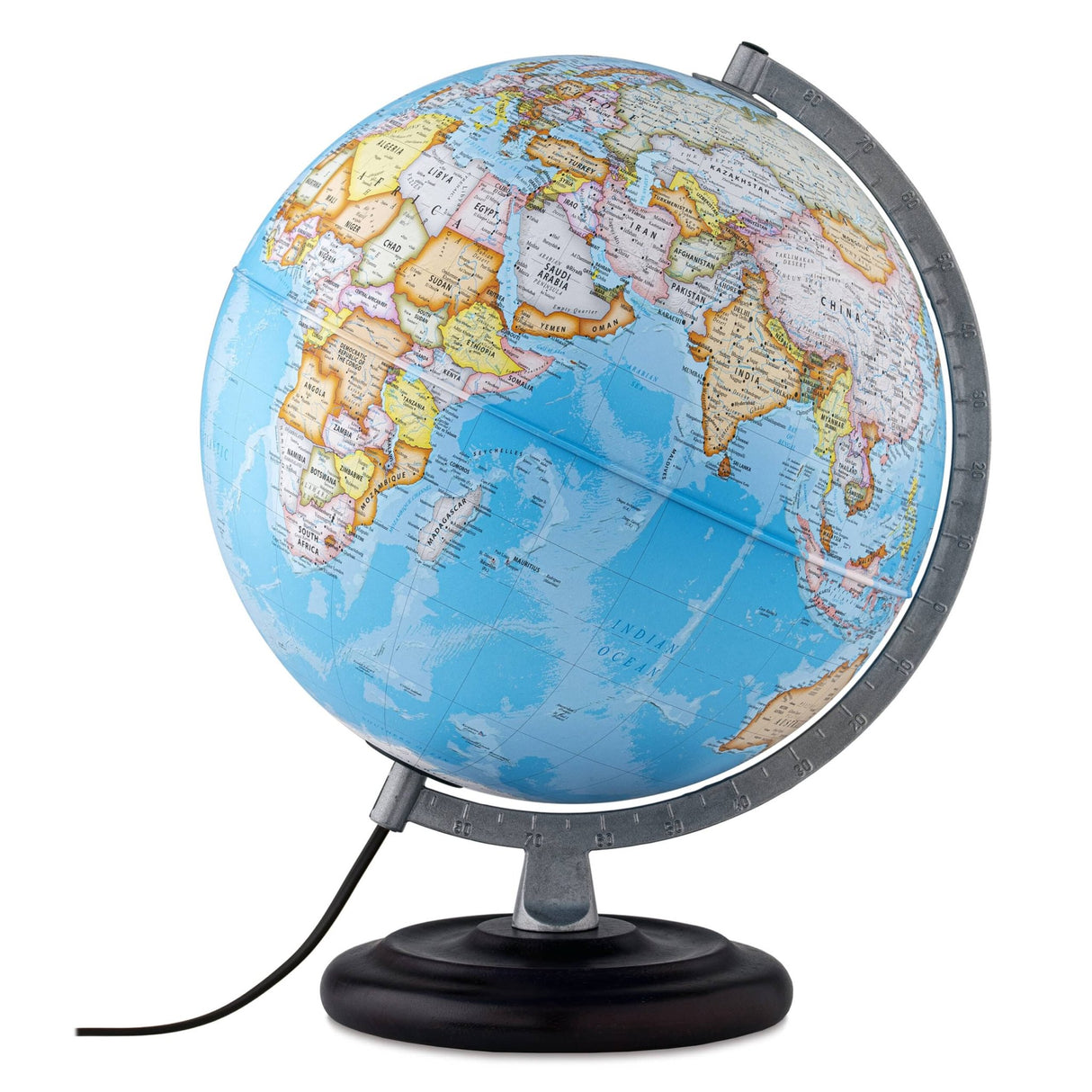 Waypoint Geographic Mariner Plus 12 - Inch Illuminated Desktop Globe - Desk Globes - GlobeStore.com - WP21011