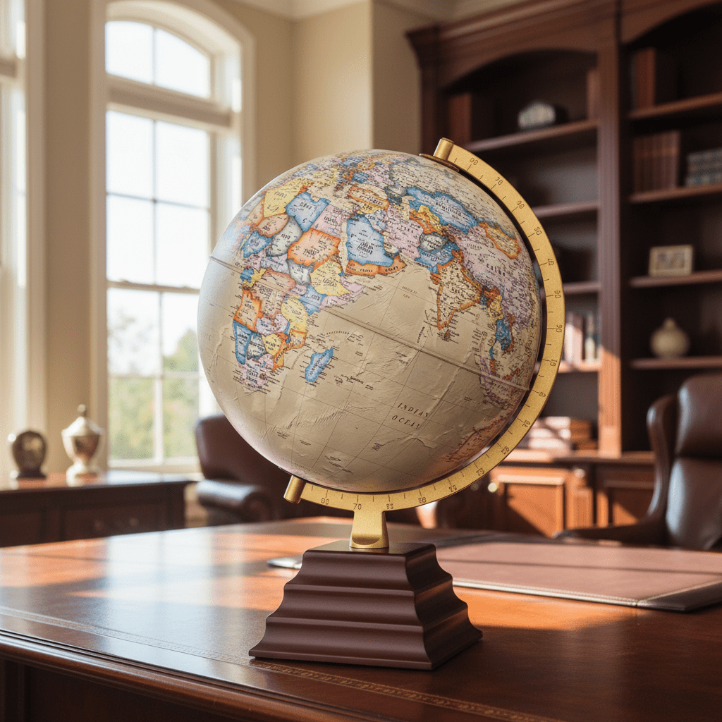 Waypoint Geographic Peninsula Plus 12 - Inch Desktop Globe - Desk Globes - GlobeStore.com - WP11015