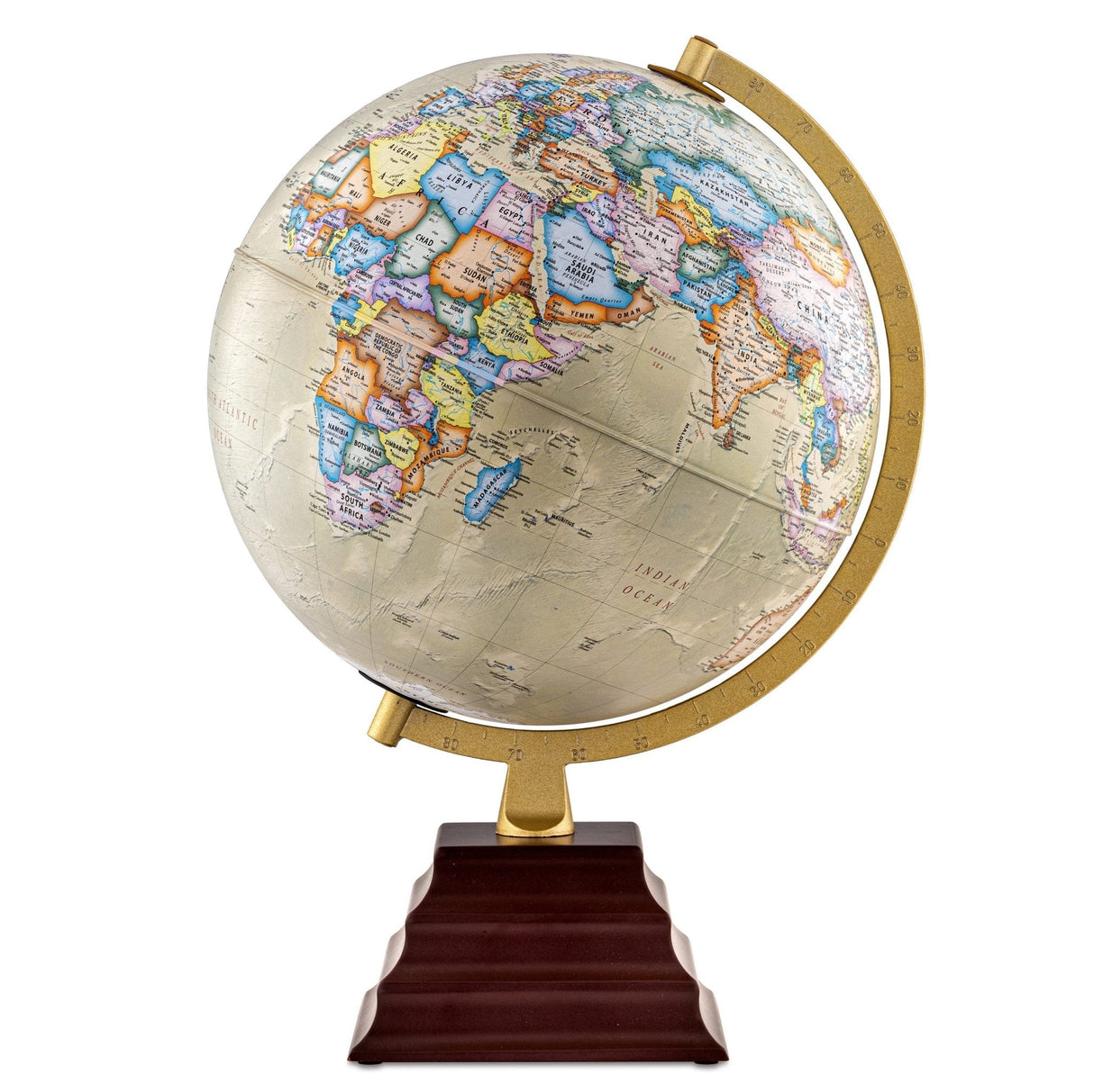 Waypoint Geographic Peninsula Plus 12 - Inch Illuminated Desktop Globe - Desk Globes - GlobeStore.com - WP21015