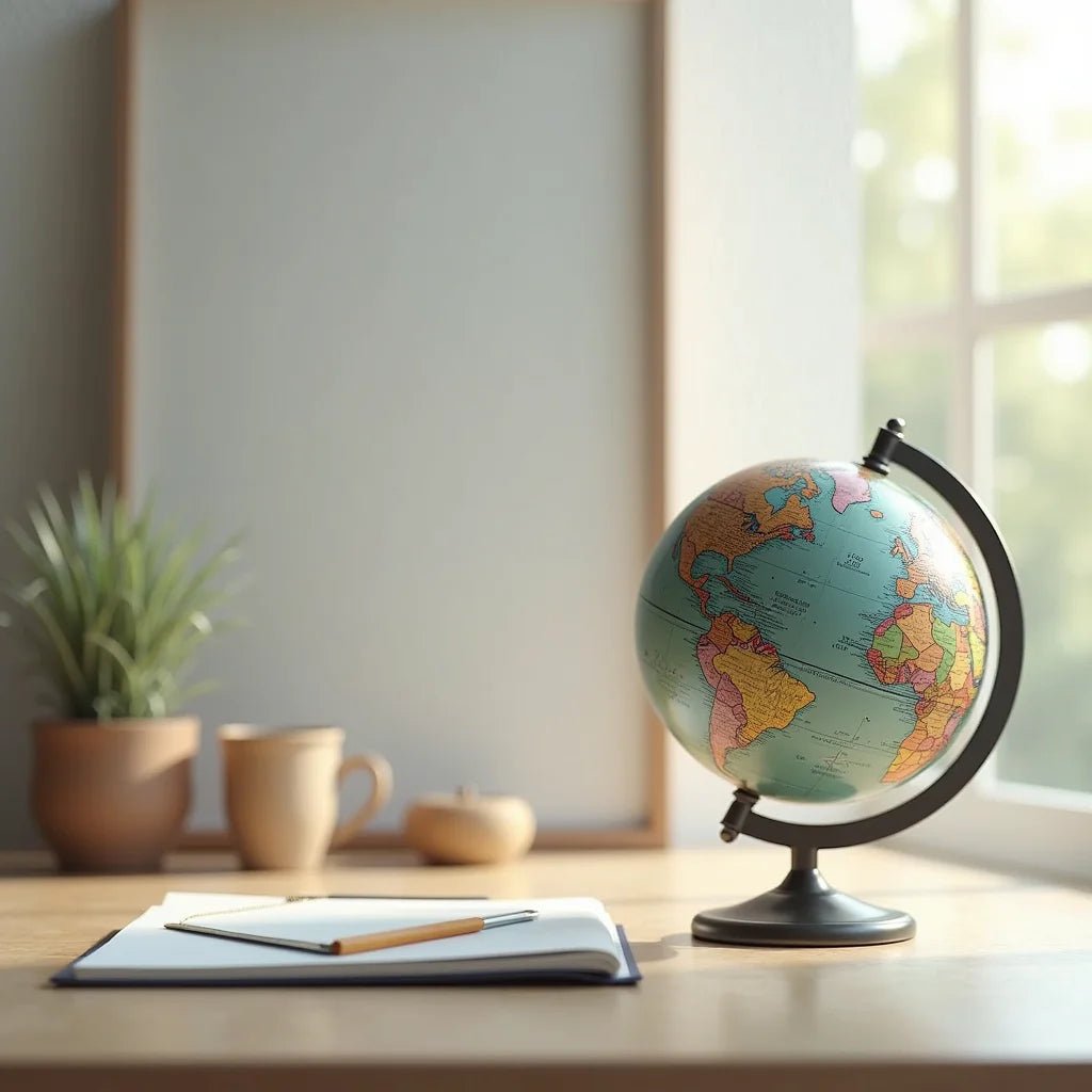Decorative Desk Globes - How to choose decorative desk globes for a refined workspace