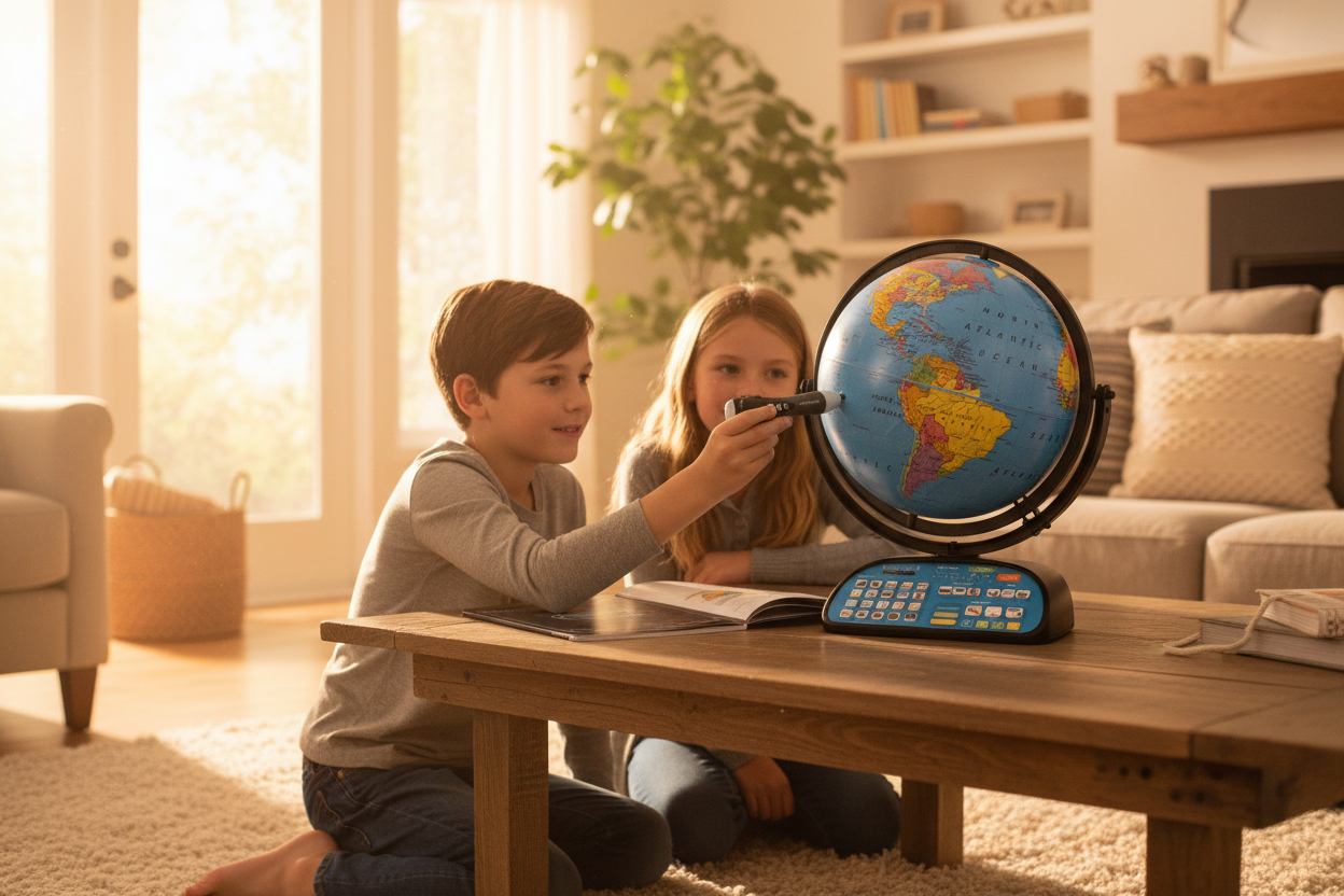 Interactive Talking Smart Globes