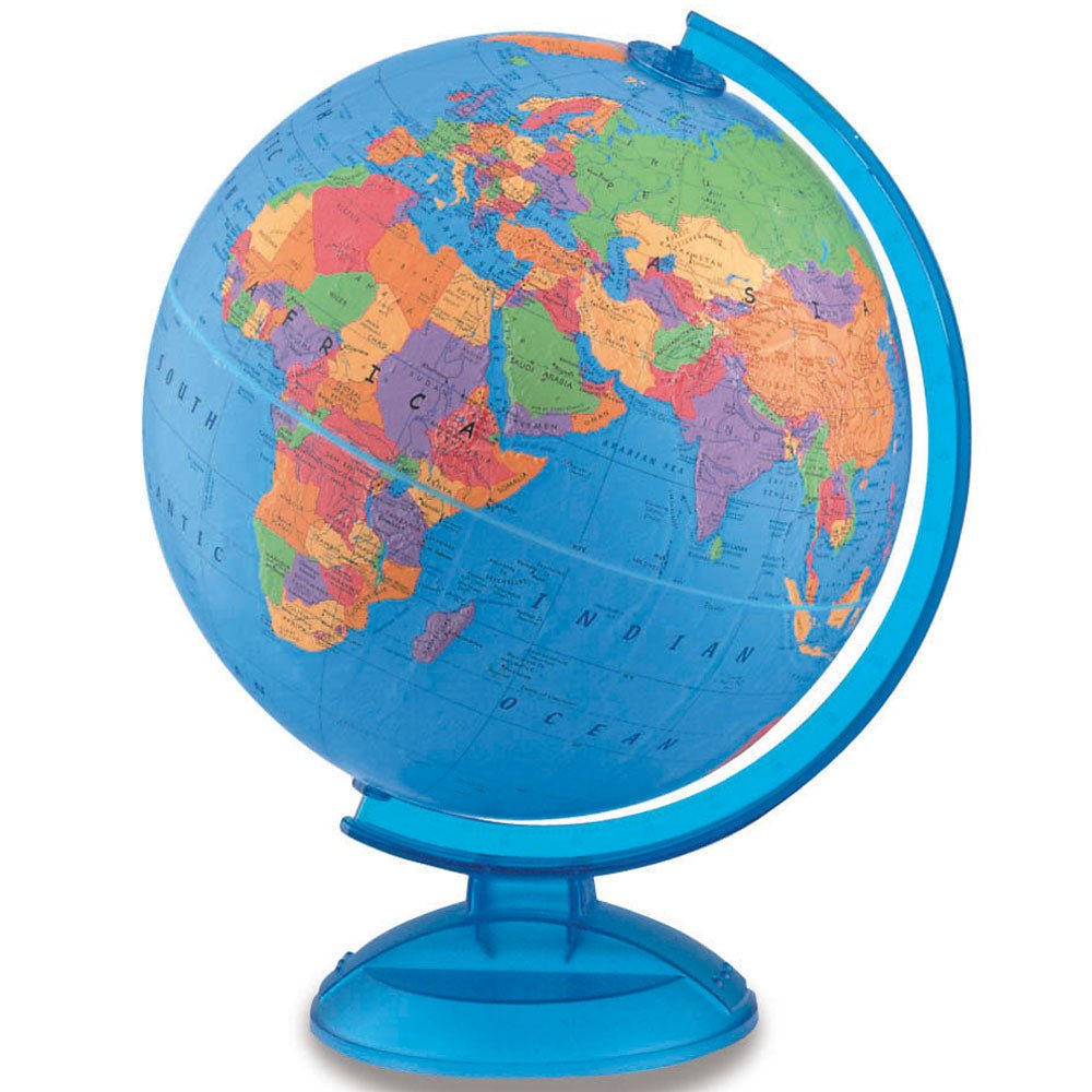 Replogle Adventurer 12 - Inch Blue Ocean Raised Relief Desktop Globe - Globes for Kids - GlobeStore.com - 37500