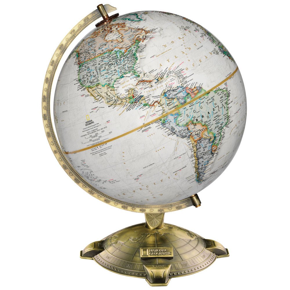 Replogle Allanson 12 - Inch Antique Desktop Globe (National Geographic Series) - Desk Globes - GlobeStore.com - 39504