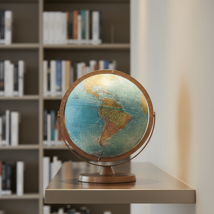 Replogle Atlantis 12 - Inch True - to - Life Raised Relief Desktop Globe - Desk Globes - GlobeStore.com - 33801