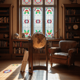 Replogle Barrel 16 - Inch Bronze Metallic Floor Globe (Frank Lloyd Wright Collection) - Floor Globes - GlobeStore.com - 27823