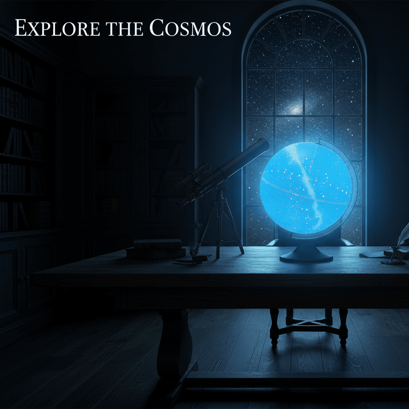 Replogle Constellation 12 - Inch Illuminated Desktop Globe (Dual Map) - Globes for Kids - GlobeStore.com - 13076