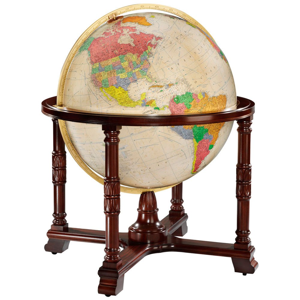 Replogle Diplomat 32-Inch Antique Ocean Illuminated Floor Globe