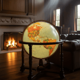 Replogle Diplomat 32 - Inch Blue Ocean Illuminated Floor Globe - Floor Globes - GlobeStore.com - 65325