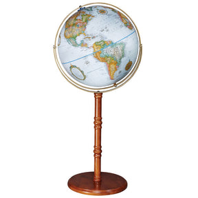 Replogle Edinburgh II 16 - Inch Blue Ocean Raised Relief Floor Globe - Floor Globes - GlobeStore.com - 26824
