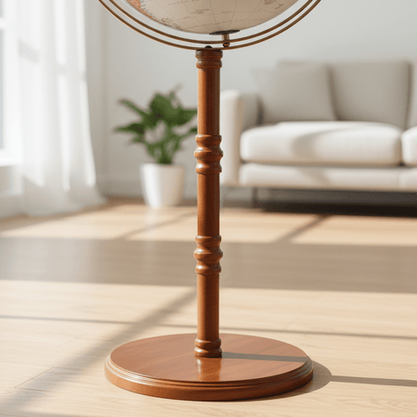 Replogle Edinburgh II 16 - Inch Blue Ocean Raised Relief Floor Globe - Floor Globes - GlobeStore.com - 26824