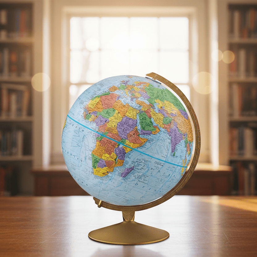 Replogle Explorer 12-Inch Blue Ocean Raised Relief Desktop Globe ...
