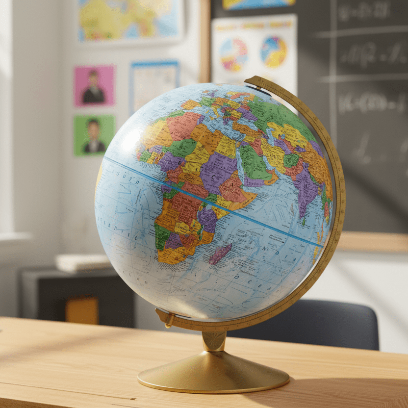 Replogle Explorer 12-Inch Blue Ocean Raised Relief Desktop Globe ...