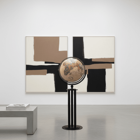 Replogle Forum 16 - Inch Antique Ocean Floor Globe - Floor Globes - GlobeStore.com - 22844