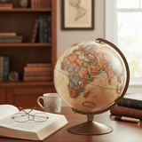 Replogle Franklin 12 - Inch Antique Ocean Raised Relief Desktop Globe - Desk Globes - GlobeStore.com - 31501