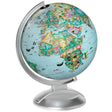 Replogle Globe 4 Kids 10-inch illuminated desktop globe with silver plastic stand
