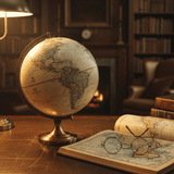 Replogle Grosvenor 12 - Inch Antique Desktop Globe (National Geographic Series) - Desk Globes - GlobeStore.com - 39503