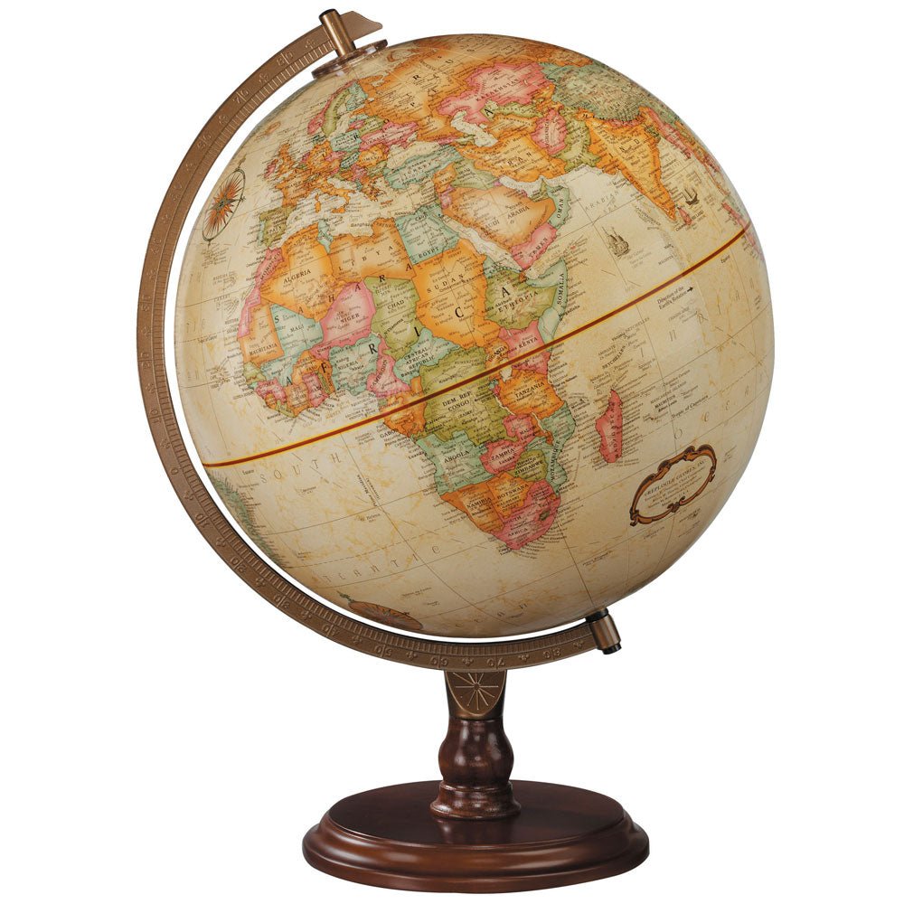 Replogle Lenox 12-Inch Antique Ocean Raised Relief Desktop Globe