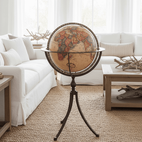 Replogle Marin 16 - Inch Antique Ocean Raised Relief Floor Globe - Floor Globes - GlobeStore.com - 22836