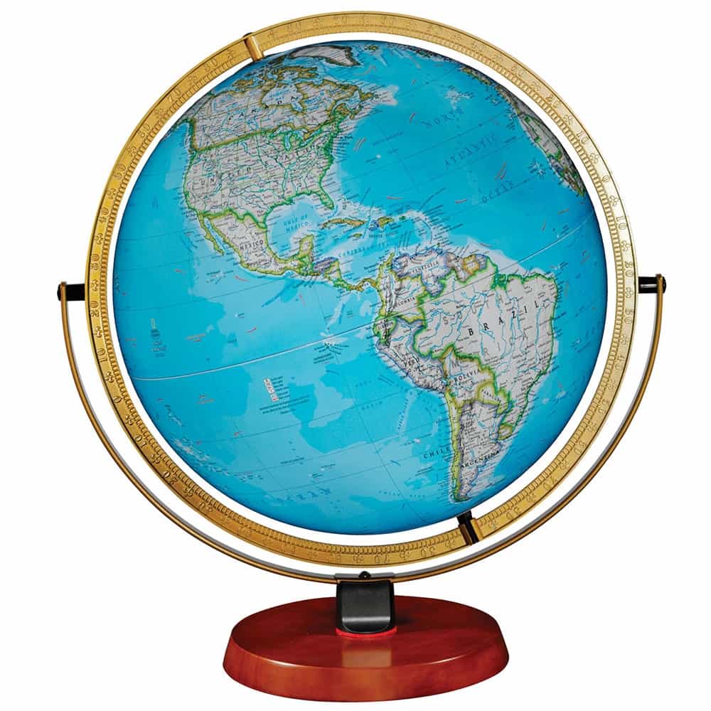 Replogle Nicollet 16-Inch Illuminated Desktop Globe (National