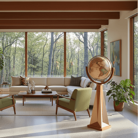 Replogle Obelisk 16 - Inch Frank Lloyd Wright Floor Globe - Floor Globes - GlobeStore.com - 22728