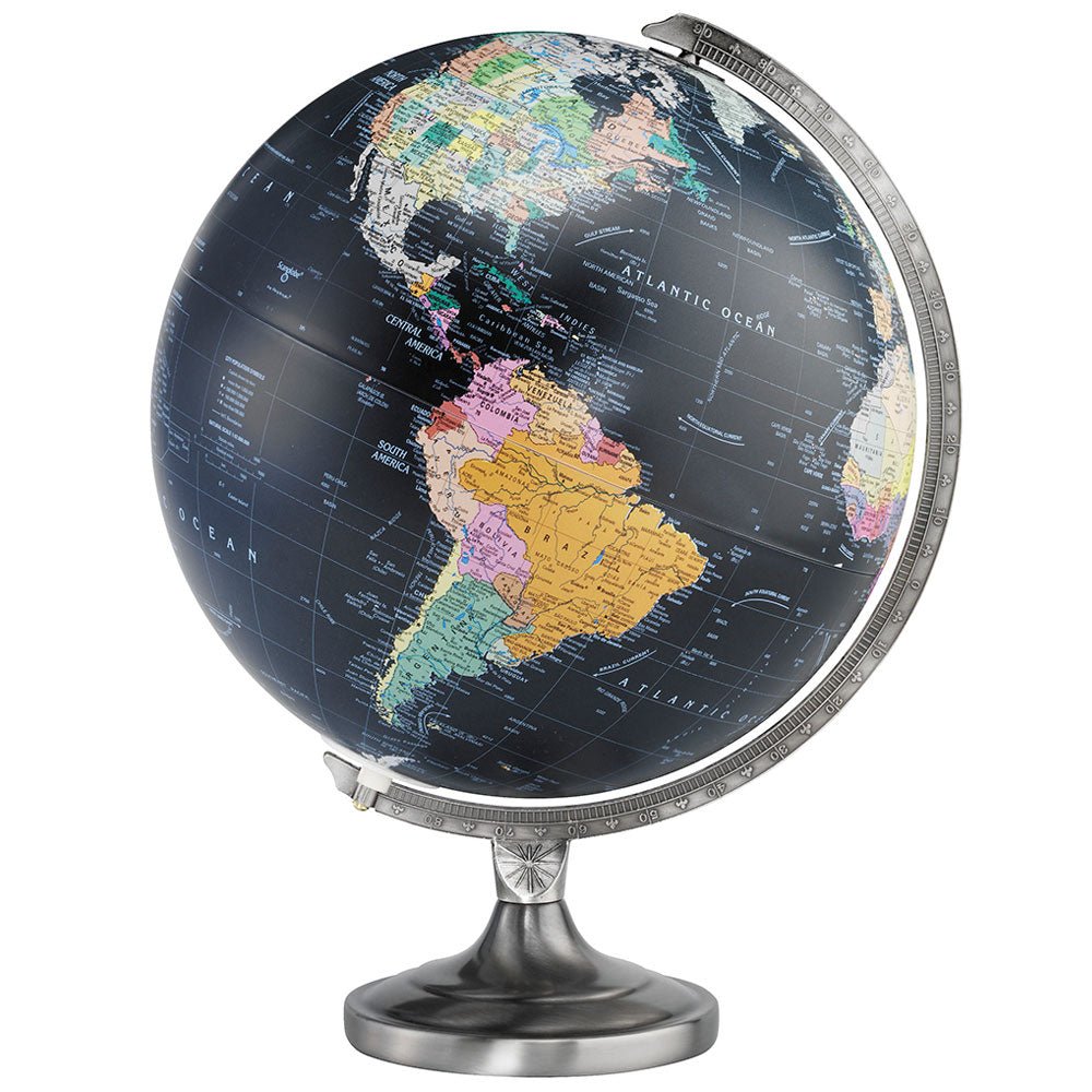 Replogle Orion 12-Inch Black Illuminated Desktop Globe