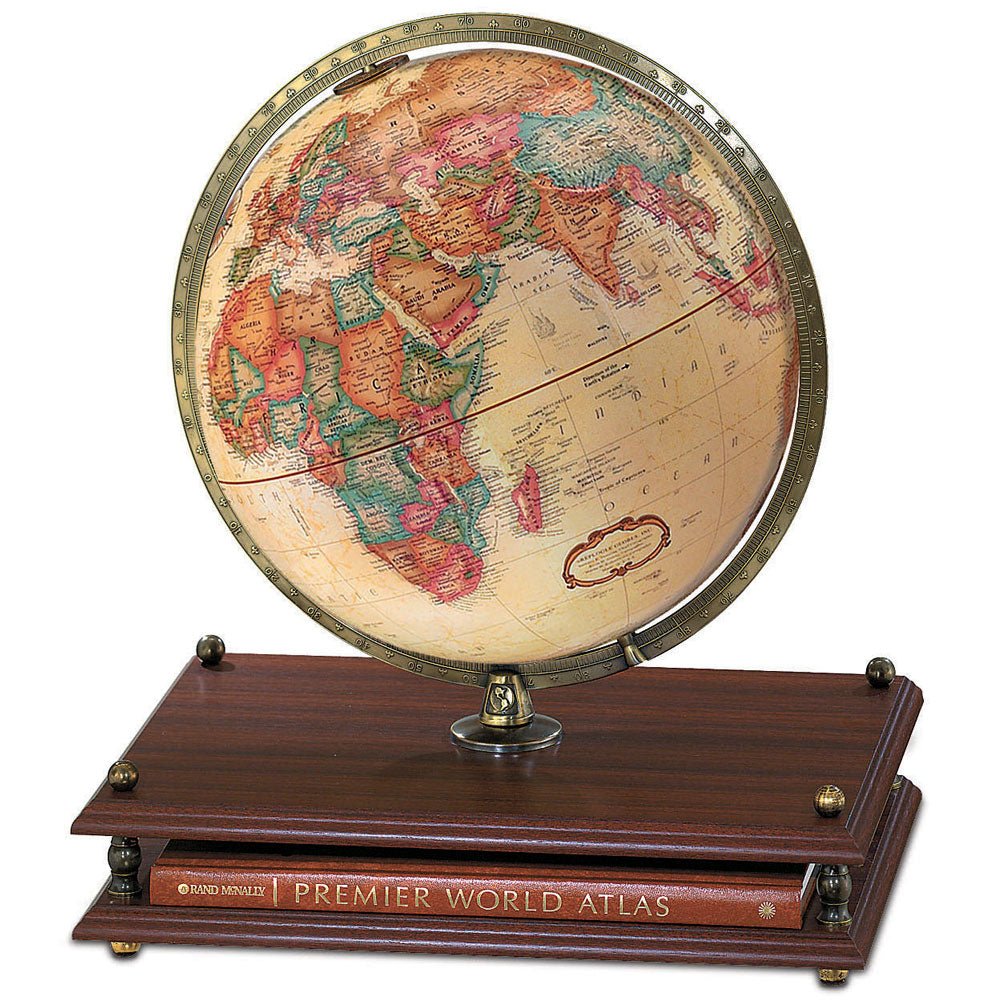 Replogle Premier 12-Inch Antique Ocean Raised Relief Desktop Globe