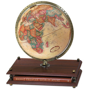 Replogle Premier 12 - Inch Antique Ocean Raised Relief Desktop Globe - Desk Globes - GlobeStore.com - 31625