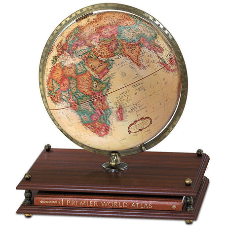 Replogle Premier 12 - Inch Antique Ocean Raised Relief Desktop Globe - Desk Globes - GlobeStore.com - 31625
