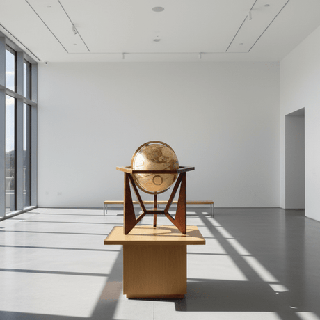 Replogle San Marcos 12 - Inch Antique Ocean Desktop Globe (Frank Lloyd Wright Collection) - Desk Globes - GlobeStore.com - 31819