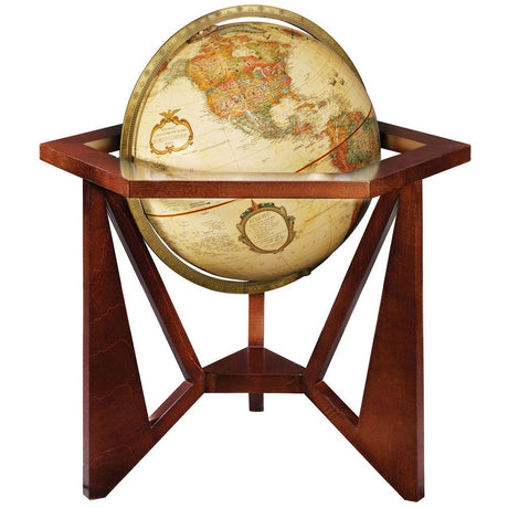 Replogle San Marcos 12 - Inch Antique Ocean Desktop Globe (Frank Lloyd Wright Collection) - Desk Globes - GlobeStore.com - 31819