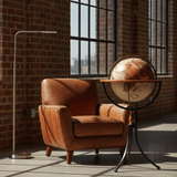 Replogle Santa Fe 16 - Inch Antique Ocean Floor Globe - Floor Globes - GlobeStore.com - 27812