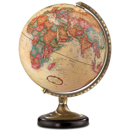 Replogle Sierra 12 - Inch Antique Ocean Raised Relief Desktop Globe - Desk Globes - GlobeStore.com - 31516
