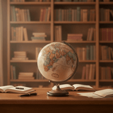 Replogle Sierra 12 - Inch Antique Ocean Raised Relief Desktop Globe - Desk Globes - GlobeStore.com - 31516