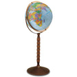 Replogle Treasury 12 - Inch Blue Ocean Raised Relief Convertible Floor Globe - Globes for Kids - GlobeStore.com - 30803