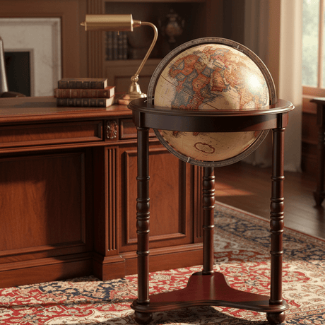 Replogle Westminster 16 - Inch Antique Ocean Floor Globe - Floor Globes - GlobeStore.com - 22813