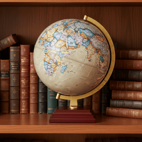 Waypoint Geographic Atlantic Plus 12 - Inch Desktop Globe - Desk Globes - GlobeStore.com - WP11014