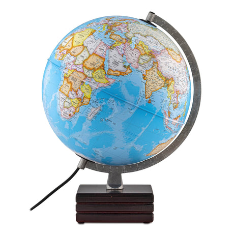 Waypoint Geographic Aviator Plus 12 - Inch Illuminated Desktop Globe - Desk Globes - GlobeStore.com - WP21004