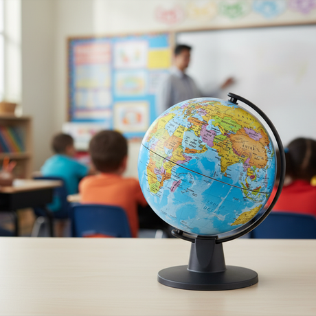 Waypoint Geographic GeoClassic 6 - Inch Blue Ocean Desktop Globe - Globes for Kids - GlobeStore.com - WP50250