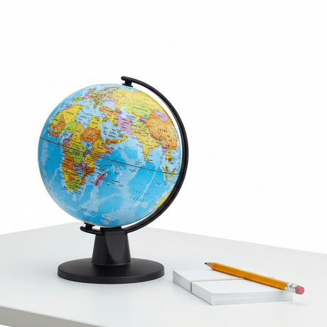 Waypoint Geographic GeoClassic 6 - Inch Blue Ocean Desktop Globe - Globes for Kids - GlobeStore.com - WP50250