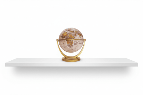 Waypoint Geographic GyroGlobe 4 - Inch Antique Ocean Desktop Globe - Globes for Kids - GlobeStore.com - WP50201
