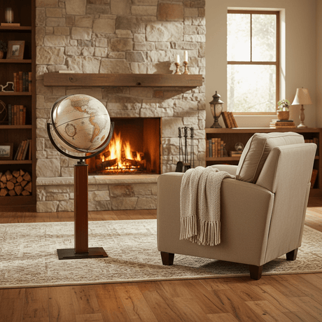 Waypoint Geographic Landen 16 - Inch Floor Standing Globe - Floor Globes - GlobeStore.com - WP62001