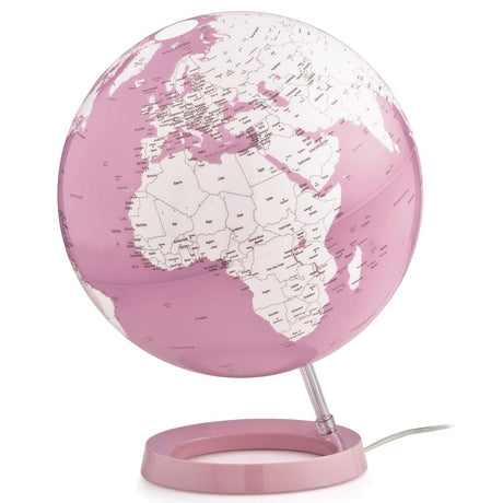 Waypoint Geographic Light & Color Designer Series 12 - Inch Illuminated Globe - Pink - Desk Globes - GlobeStore.com - WP40006