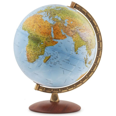 Waypoint Geographic Lugano 12 - Inch Illuminated Desktop Globe - Desk Globes - GlobeStore.com - WP21101