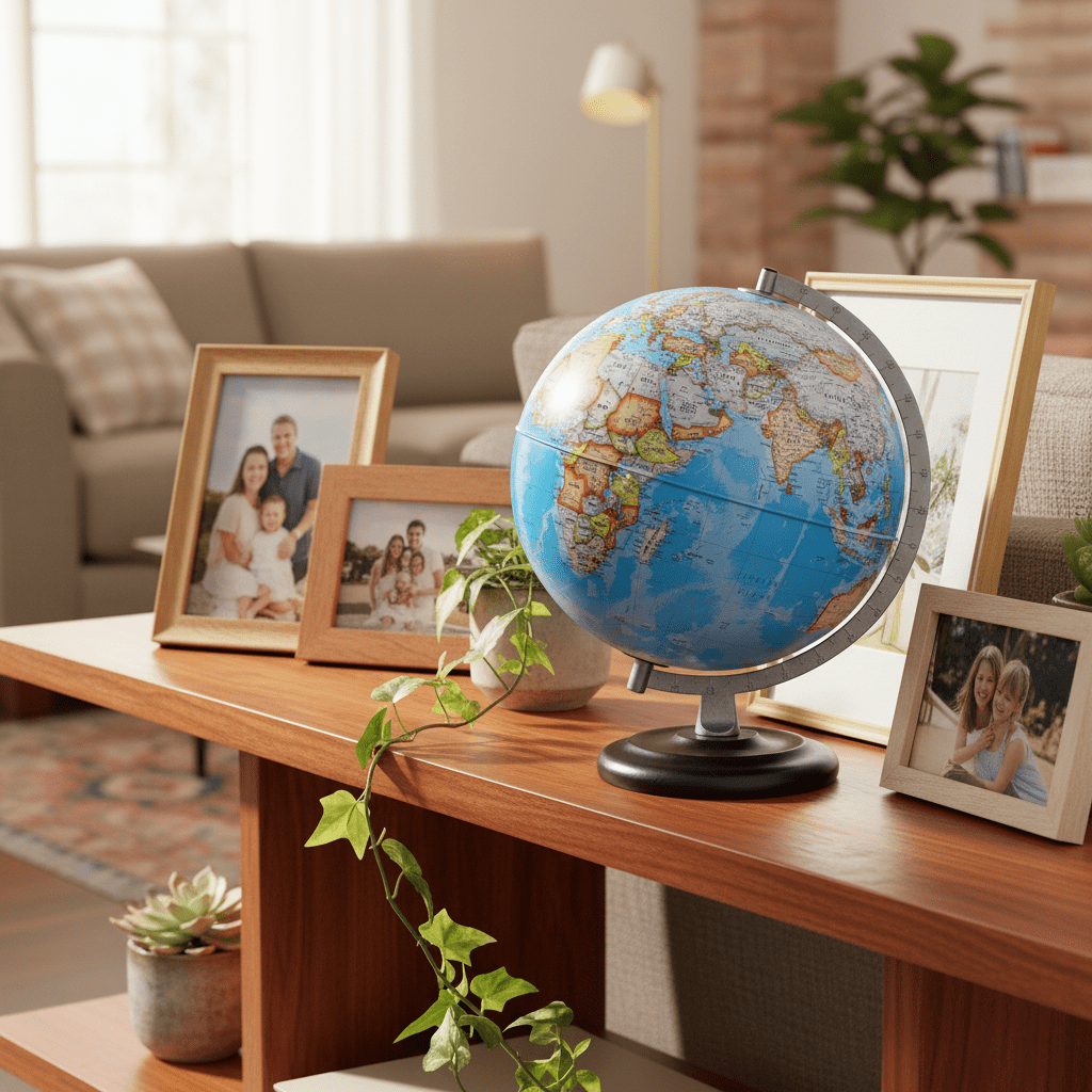 Waypoint Geographic Mariner Plus 12 - Inch Desktop Globe - Desk Globes - GlobeStore.com - WP11011