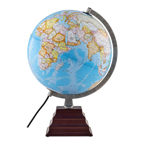 Waypoint Geographic Pacific Plus 12 - Inch Illuminated Desktop Globe - Desk Globes - GlobeStore.com - WP21010